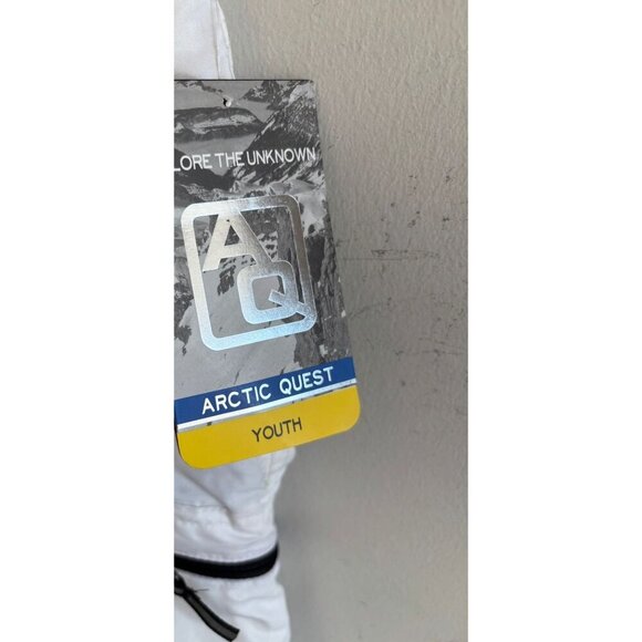 Arctic Quest Unisex Kids Insulated Windproof Winter Snow Pants White Sz XS (5/6) - Picture 9 of 9